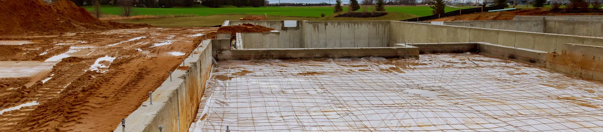 Foundation for a New Building